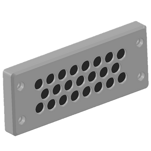 Remke Cable Entry Plate 23 Holes Cable Range .138 -.335 Light Gray (BRM23-1)