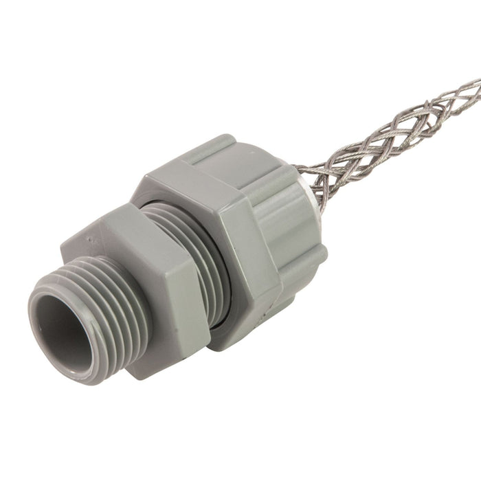 Remke Cord Connector Nylon 3/8 Inch NPT Cable Range .188 .250 With Mesh (RSP-004-E)