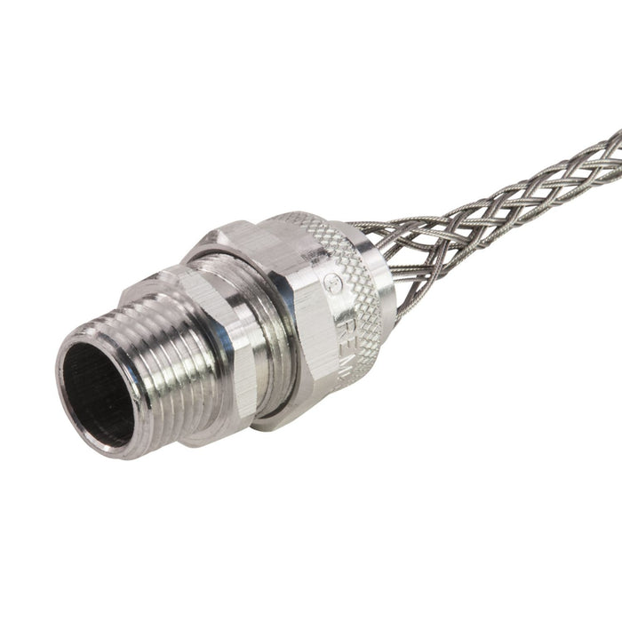 Remke Cord Handle Aluminum 2 Inch NPT Cable Range 1.312 1.437 Form Size 6 With Mesh (RSR-623-E)