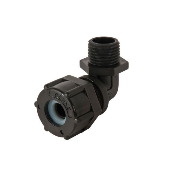 Remke Cord Handle Valox 90 Degree 1/2 Inch NPT Cable Range .250 .312 With Locknut And O-Ring (RSPV-9105-LR)