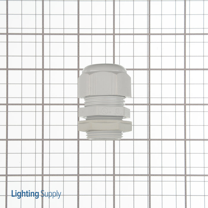 Remke Dome Cap Cable Gland Gray Polyamide 3/4 Inch NPT Cable Range .35 .63 With Locknut (RD21NR-GYN)