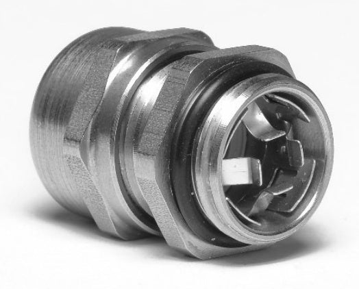 Remke Dome Cap Cable Gland Nickel Plated Brass 1/2 Inch NPT Cable Range .197 .354 (BR13NR)