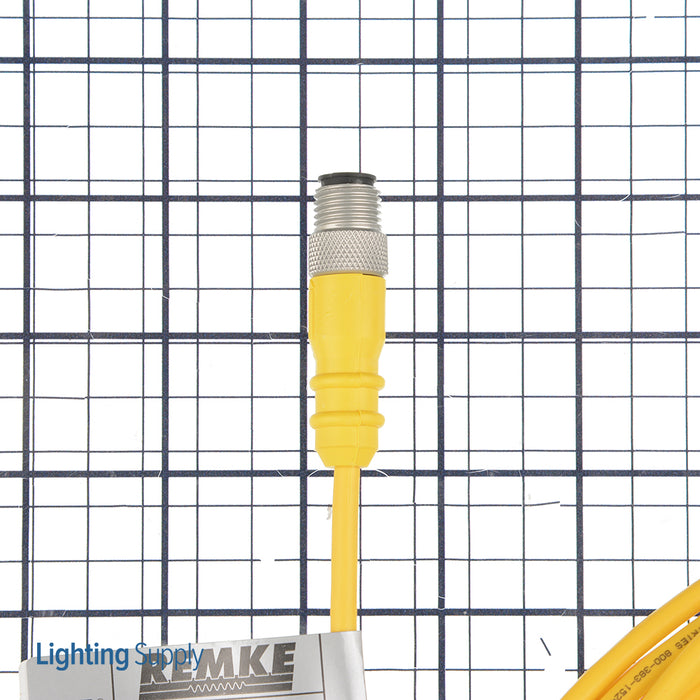 Remke Dual Key Micro-Link Plug Assembly PVC Braided Male 2-Pole 20 Foot 22 AWG (202E0200G)