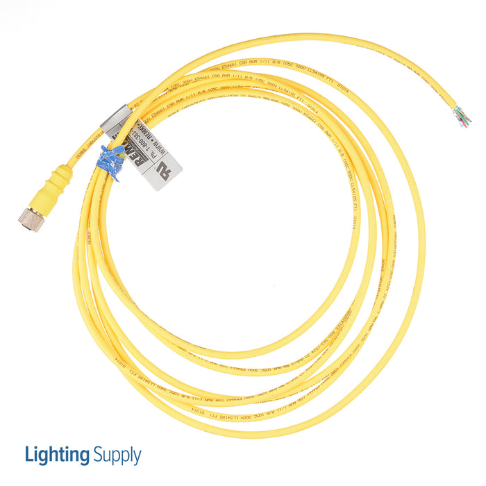 Remke Dual Key Shielded To Coupler Micro-Link Plug Assembly TPE Female 3-Pole 13.1 Foot 22 AWG (403A0131AA9)