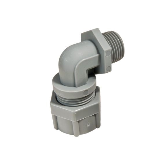 Remke Festoon Cable Connector 90 Degree Nylon 1/2 Inch NPT Cable Range .425X.225 (RSP-9100-WUF1)