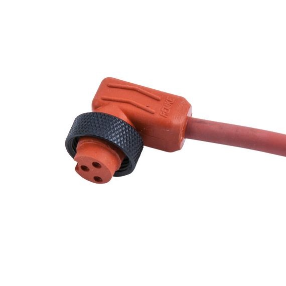 Remke Mini-Link Plug Assembly High Temperature Silicone Female 90 Degree 3-Pole 20 Foot 16 AWG (103C0200AHT)