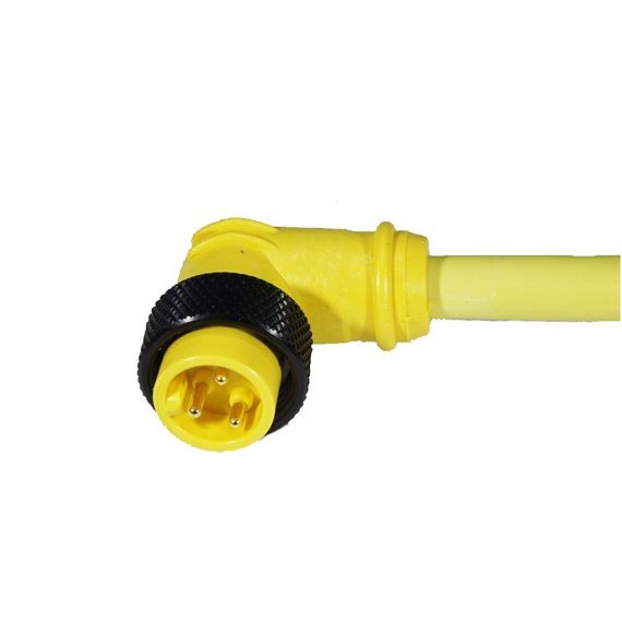 Remke Mini-Link Plug Assembly PVC Male 90 Degree 6B Pole 12 Foot 16 AWG (106BD0120AP)