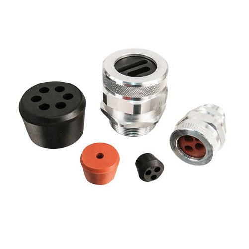 Remke Multiple Hole Bushing Neoprene Hole Sizes 1 EA At .354 .315 .266 And .197 Form Size 4 (SRB-34689-4)