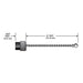 Remke Single Key M12 Micro-Link Closure Cap For Internal Threaded Plugs And Receptacles Aluminum (75-0025)