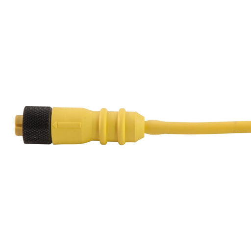 Remke Single Key M12 Micro-Link Plug Assembly PUR Braided Female 5-Pole 6.6 Foot 22 AWG (505A0066AL)
