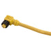 Remke Single Key M12 Micro-Link Plug Assembly PVC Female 90 Degree 4-Pole 16.4 Foot 22 AWG Black (304C0164J-BLK)