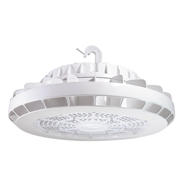 Trace-Lite Round LED High Bay 100W 120-277V 5000K White Finish (RHL-100-VS-5K-WH)