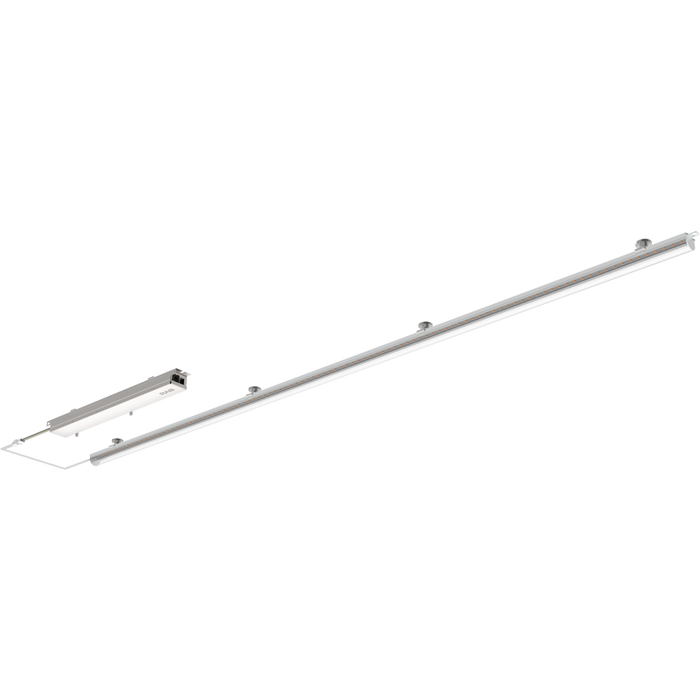 RAB LED Retrofit Light Bar 1X4 Foot Wattage/CCT Selectable 30W/25W/20W 3000K/3500K/4000K/5000K/6500K 120-277V 0-10V Dimming Clear Lens (RLB-4C)
