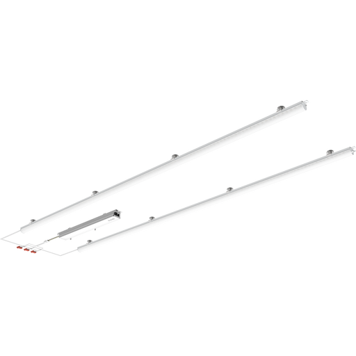 RAB LED Retrofit Light Bar 2X4 Foot Wattage/CCT Selectable 50W/45W/40W/35W/30W 3000K/3500K/4000K/5000K/6500K 120-277V 0-10V Dimming Frosted Lens (RLB2-4F)