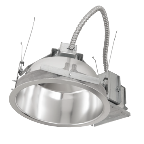 Hubbell LED 3000K 120V 1900Lm 80 CRI 8 Inch White Downlight Retrofit Reflector And Flange (RLC8LED120-8LCLED730K8WHWT)