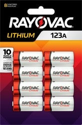 Rayovac ROV-RL123A-8TG Size 123A 3V Lithium Photo Battery 8-Pack ...