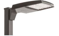 Lithonia RSX2 LED Area Luminaire P6 4000K Type 3 Wide Distribution 120-277V Round Pole Mounting Field Adjustable Output Dark Bronze (RSX2 LED P6 40K R3 MVOLT RPA FAO DDBXD)