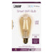 Feit Electric 5W [60W Equivalent] Amber 2100K Vintage ST19 Smart Wi-Fi LED Light Bulb (ST1960/FIL/AG)