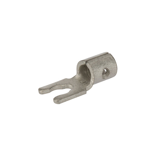 NSI 12-10 AWG Bare Locking Spade-50 Per Pack (S12-10-L)