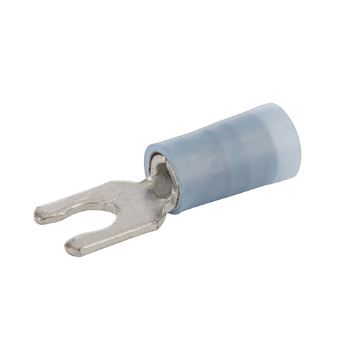 NSI 16-14 AWG Nylon Insulated Locking Spade 100 Per Pack (S16-6N-L)