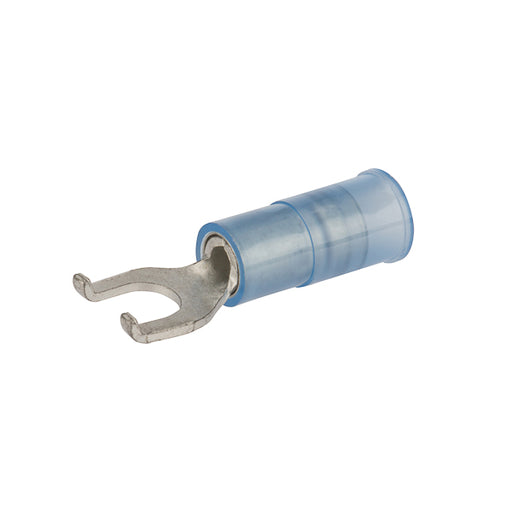 NSI 16-14 AWG Nylon Insulated Flange Spade 100 Per Pack (S16-8N-F)