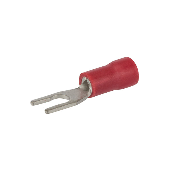 NSI 22-18 AWG Vinyl Insulated Locking Spade-100 Per Pack (S22-6V-L)