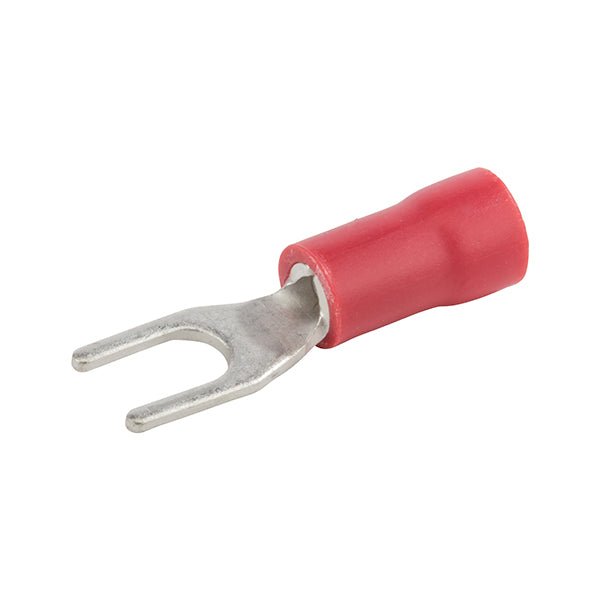 NSI 22-18 AWG Vinyl Insulated Spade #6 Stud-Small Pack Of 25 (S22-6V-S)