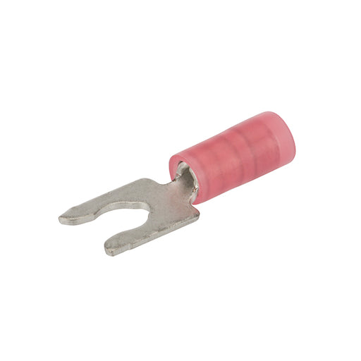 NSI 22-18 AWG Nylon Insulated Locking Spade-100 Per Pack (S22-8N-L)