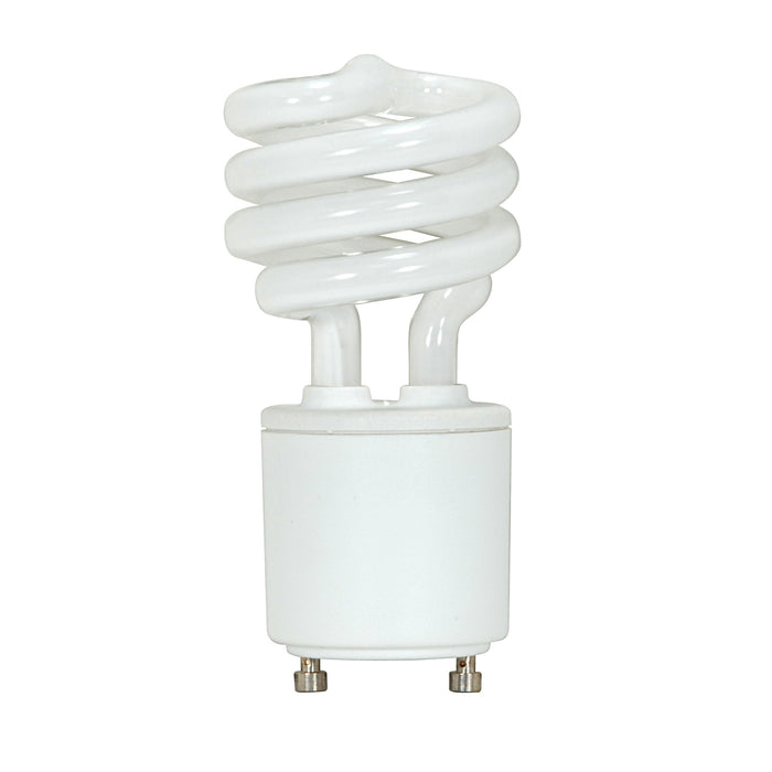 SATCO/NUVO 11GU24/27 11W Miniature Spiral Compact Fluorescent 2700K 82 CRI GU24 Base 120V (S8202)