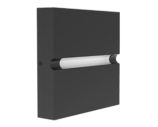 RAB SAGE DASH Landscape Lighting LED Wall Sconce 4W 3000K Square 120-277V Matte Bronze (SA-DASHS)