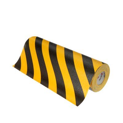 3M - 85968 Safety-Walk Slip-Resistant General Purpose Tapes And Treads 613 Black/Yellow Stripe 12 Inch X 60 Foot Roll (7100143241)