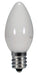 SATCO/NUVO 0.5W C7/WH/LED/120V/CD 0.5W LED C7 White 2700K Candelabra Base 120V (S9157)