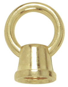 SATCO/NUVO 1 Inch Female Loops 1/8 IP With Wireway 10 Pounds Maximum Brass Plated Finish (90-201)
