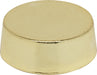 SATCO/NUVO 1 Inch Plain Knob 1/8 IP 3/8 Inch Height Polished Brass Finish (90-1050)
