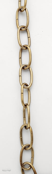 SATCO/NUVO 8 Gauge Chain Antique Brass Finish 1 Yard Length (S70-570)