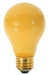 SATCO/NUVO 100A/Bug 100W A19 Incandescent Yellow 2000 Hours Medium Base 130V 2 Per Pack (S3939)