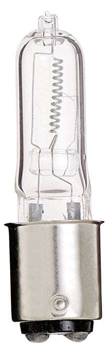 SATCO/NUVO 100Q/CL/DC 100W Halogen T4 Clear 2000 Hours 1700Lm DC Bay Base 120V 2900K (S3147)