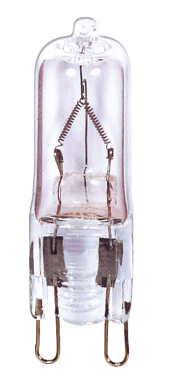 SATCO/NUVO 100T4/G9/CL 100W Halogen T4 Clear 2000 Hours 1700Lm Double Loop Base 120V 2900K (S4642)
