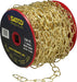 SATCO/NUVO 11 Gauge Chain Brass Finish 50 Yard 150 Foot To Reel-1 Reel To Master 15 Pounds Maximum (79-200)