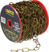 SATCO/NUVO 11 Gauge Chain Antique Brass Finish 50 Yard 150 Foot To Reel-1 Reel To Master 15 Pounds Maximum (79-204)