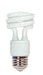 SATCO/NUVO 11W Miniature Spiral Compact Fluorescent 2700K 82 CRI Medium Base 120V Shatterproof (S7214-TF)