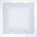 SATCO/NUVO 12 Inch Ruffled Glass Square Lamp Shade White Finish Wheat Design (50-503)