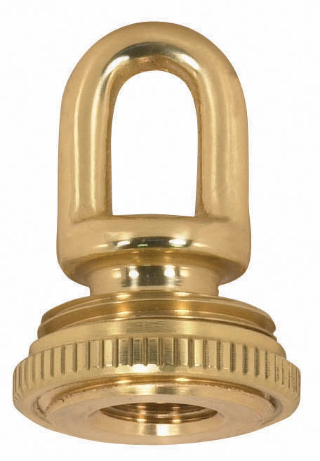 Screw Lock Loop SATCO/NUVO 90-1572 1/4 IP Cast Brass Screw Collar Loops With Ring ...
