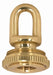 SATCO/NUVO 1/4 IP Cast Brass Screw Collar Loops With Ring 1/4 IP Fits 1 Inch Canopy Hole Ring (90-1572)