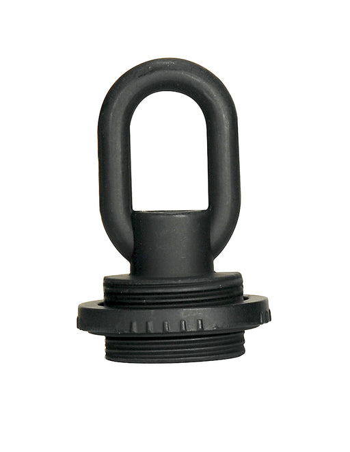SATCO/NUVO 1/4 IP Screw Collar Loop With Ring 25 Pounds Maximum Flat Black Finish (90-2614)