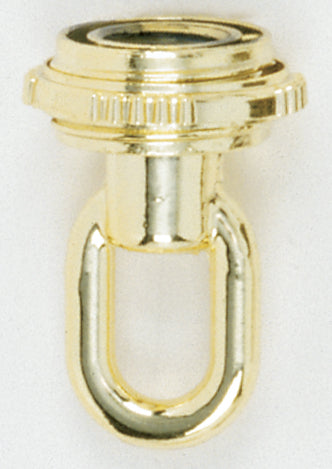 SATCO/NUVO 1/4 IP Matching Screw Collar Loop With Ring 25 Pounds Maximum Brass Plated Finish (90-335)