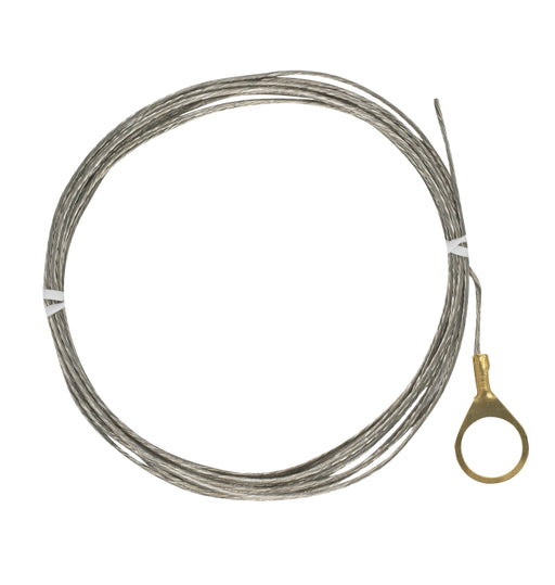 SATCO/NUVO 10 Foot 18/1 Tinned Copper Ground Wire 1/4 IP Round Ground Lug (93-325)