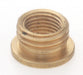 SATCO/NUVO Brass Reducing Bushing Unfinished 1/4 M X 1/8 F With Shoulder (90-963)