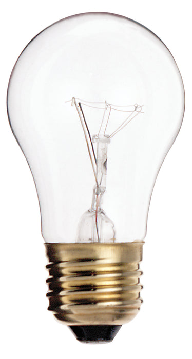 SATCO/NUVO 15A15 15W A15 Incandescent Clear 2500 Hours 100Lm Medium Base 130V 2 Per Pack 2700K (S3948)