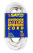 SATCO/NUVO 35 Foot White Heavy Duty Outdoor Extension Cord 16/3 Gauge SJTW-3 White Cord With Sleeve 13A-125V 1625W (93-5027)